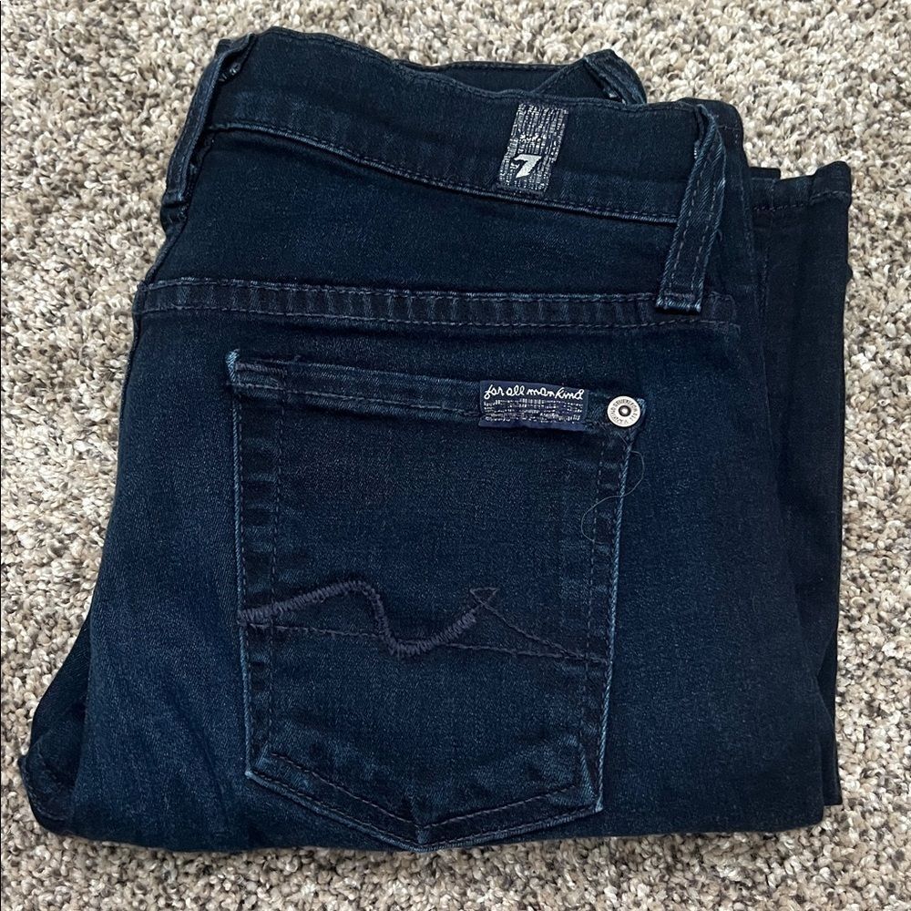 7forallmankind Crop Flare Jean Size 25